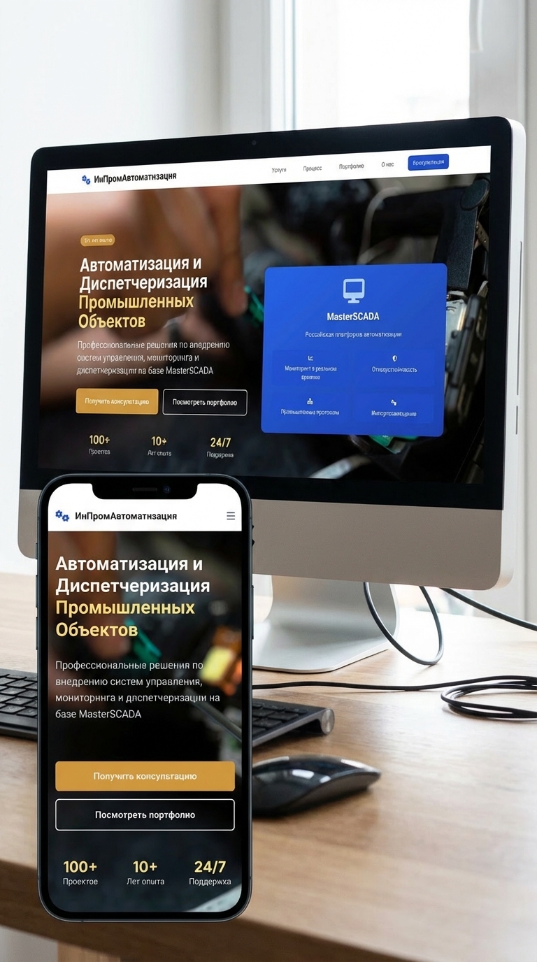 Корпоративный лендинг — Inproma
